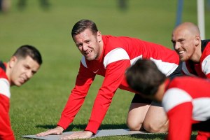 Leyton Orient Training Ground,Chigwell Essex -  Kevin Nolan training with the O's